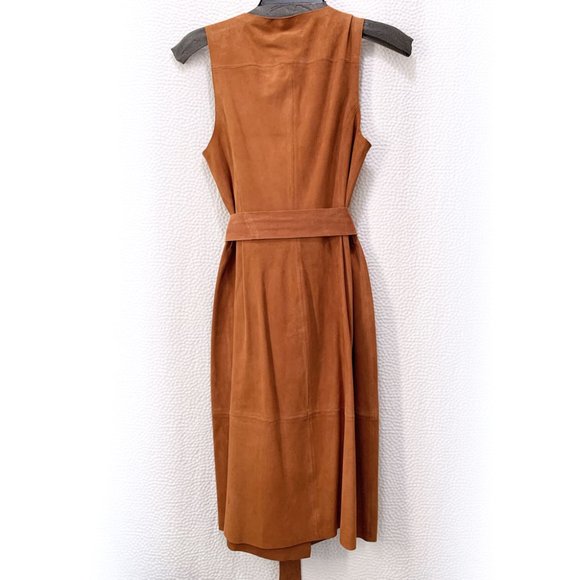 NWT Banana Republic Suede Leather Dress - Picture 3 of 8